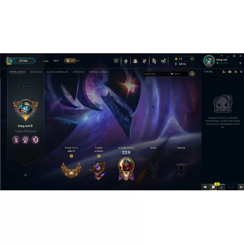  LOL TR HESAP 113 LWL 18 KÖSTÜM DETAYLAR FOTOĞRAFLARDA